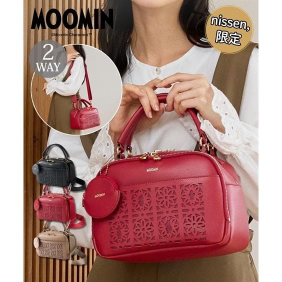 バッグ(鞄) MOOMIN ムーミン お財布機能 2WAY ショルダー 手提げ お財布ショルダー お財布ポシェット…
