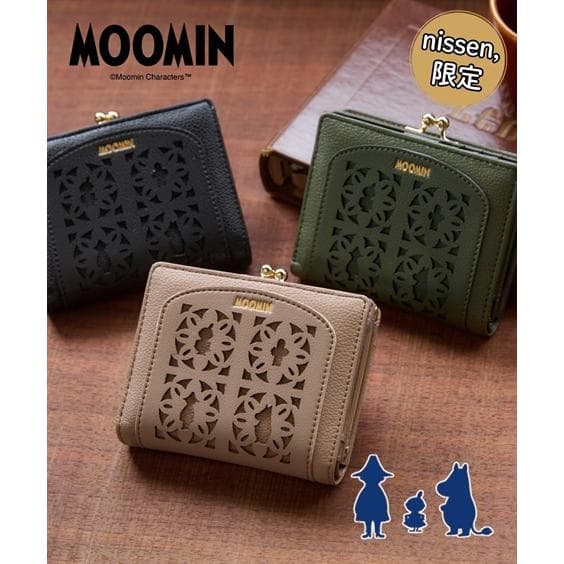 ファッション雑貨 MOOMIN ムーミン がま口 2つ折 財布 婦人財布 ウォーレット ウォレット スナフキン…