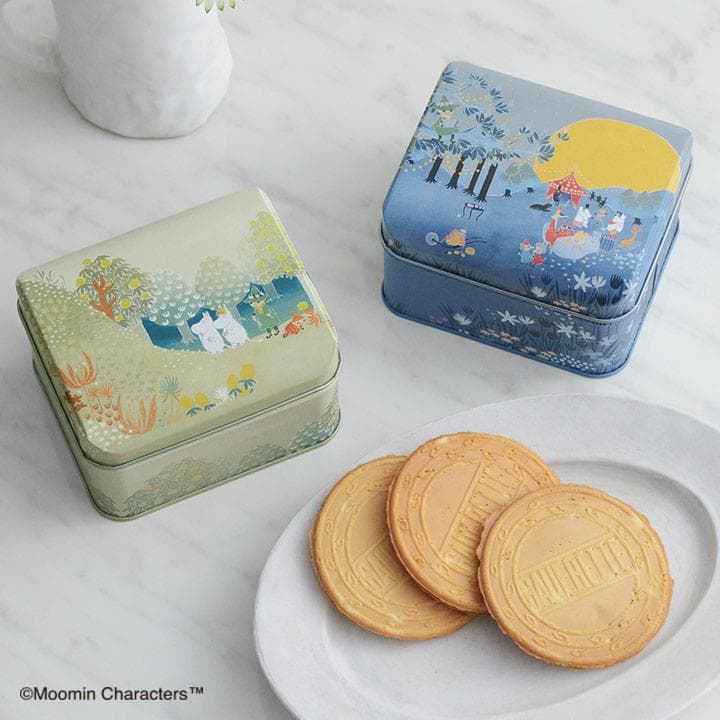 ゴーフレット缶/MOOMIN ムーミン プチギフト お菓子 ギフト お菓子