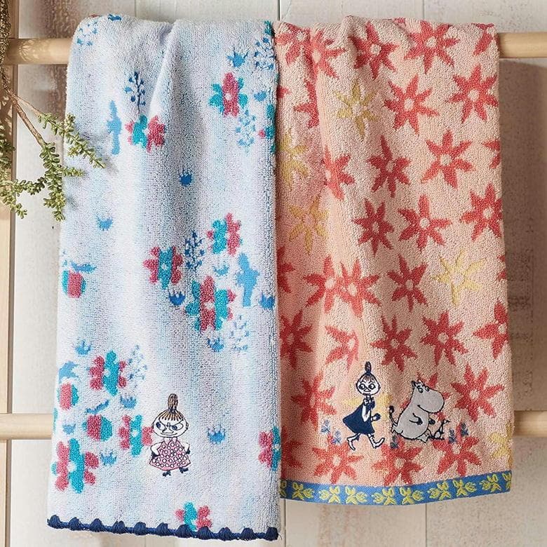 ムーミン フェイスタオル ブルームデイズ リトルミイ MOOMIN キャラクター ロングタオル 34×75cm 無撚糸…