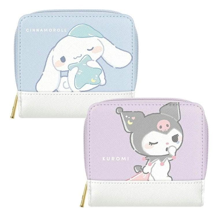 財布 サンリオ むにゃっとシリーズ 二つ折り財布 クラックス シナモロール クロミ 合成皮革 ウォレット 大容量…