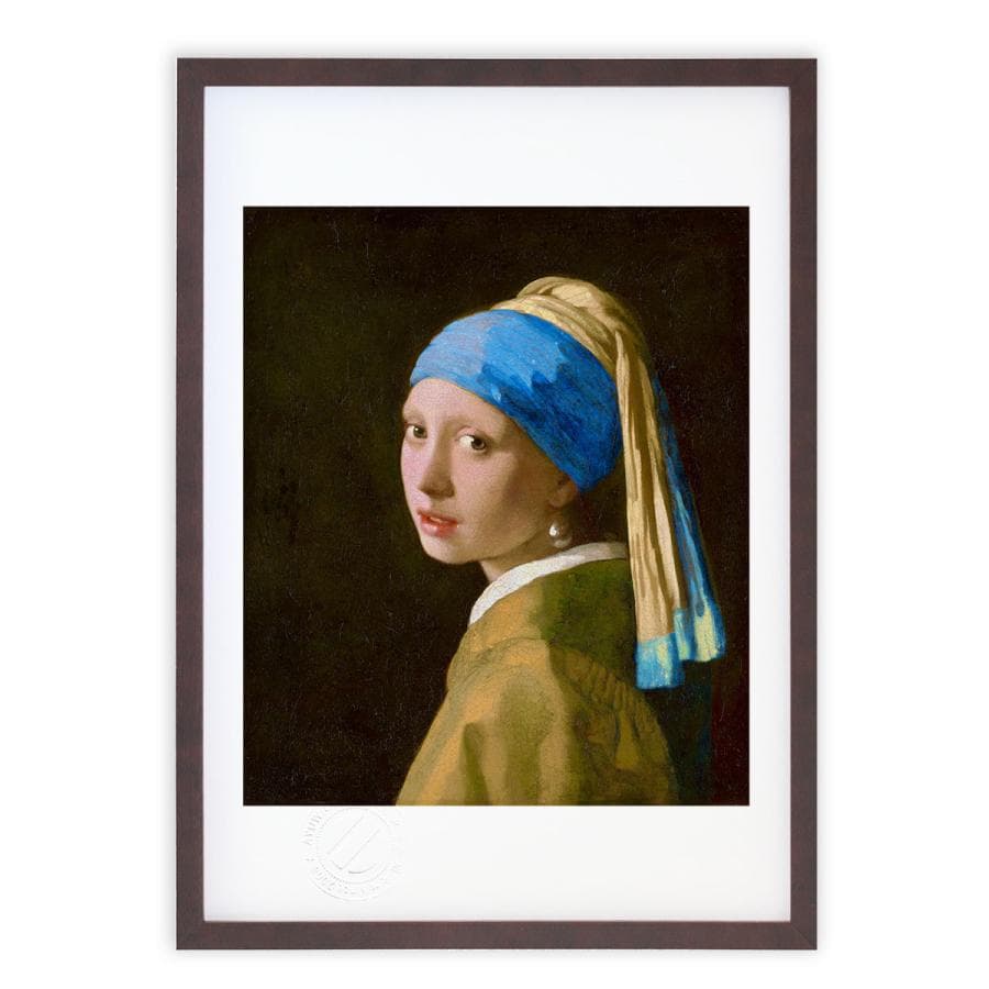 版画 絵画 名画 真珠の耳飾りの少女(1665頃) ヨハネス・フェルメール インテリア 壁掛け 額入り アート…