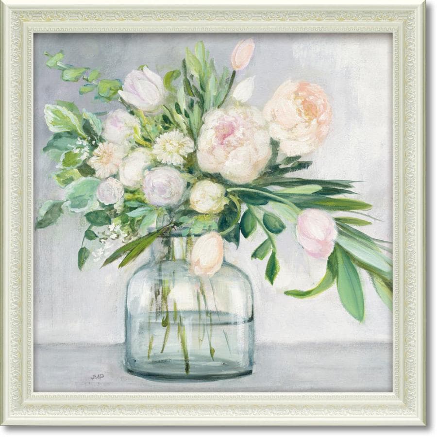 絵画 ジュリア プリントン「スプリング ブーケ」 壁掛け 額入り 静物画 花 インテリア リビング 玄関 部屋に飾る絵…