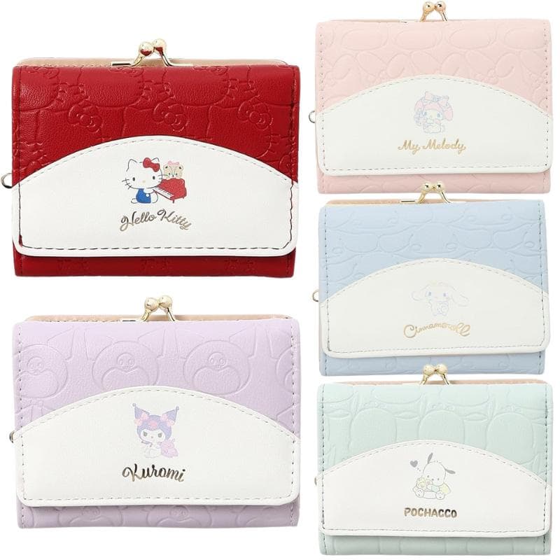 サンリオキャラクターズ 口金財布 ハローキティ マイメロディ シナモロール クロミ ポチャッコ サンリオ お財布…