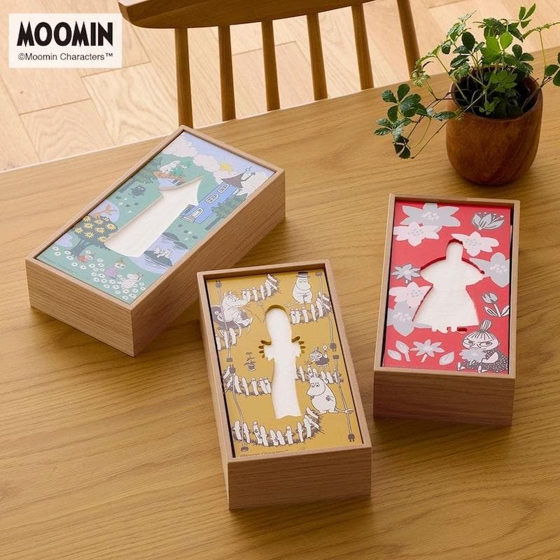 ティッシュケース ケース インテリア ティッシュ収納 ムーミン MOOMIN キャラクター シルエット切り抜きデザイン…