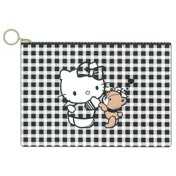 ハローキティ フラットポーチ ブラック 093840 Hello Kitty サンリオ