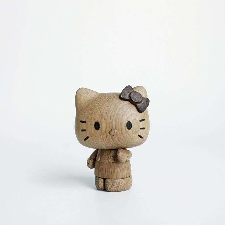 ハローキティ オブジェ 木製 デンマーク 北欧 天然木 ハンドメイド BOYHOOD ボーイフッド HELLO…