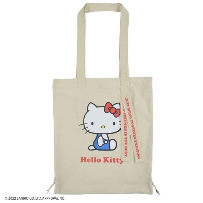 ハロー キティ トート バケット バッグ サンリオ グッズ 2WAY お買い物袋 エコバッグ