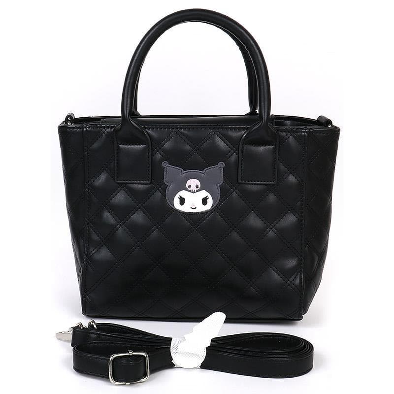クロミ キルト2WAYミニトートバッグ ショルダーバッグ ミニトート ブラック シンプル サンリオ sanrio