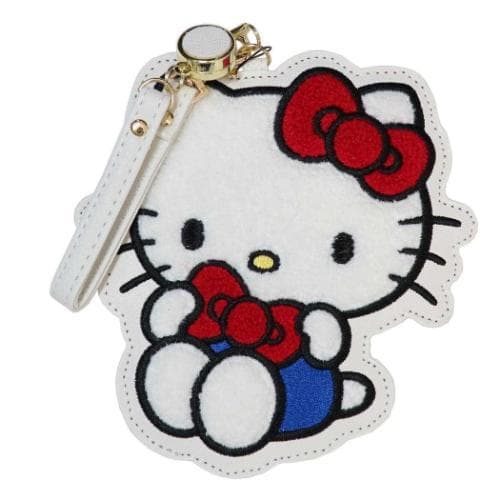 ハローキティ キャラクター 定期入れ ダイカットサガラパスケース リボンスタイル アイボリー 爆買
