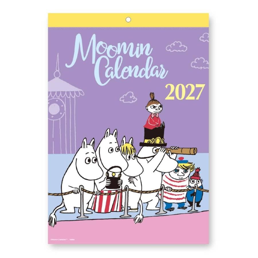 ムーミン 2027Calendar 壁掛けカレンダー2027年度 原画 書き込み インテリア スケジュール 令和9年暦…