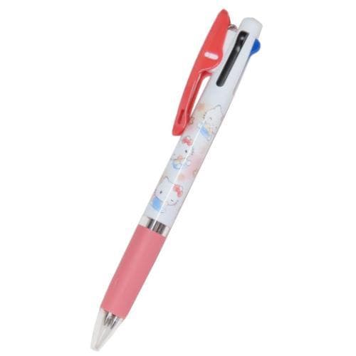 ハローキティ キャラクター 黒赤青3色ボールペン ジェットストリーム 0.5 お花 サンリオ 爆買