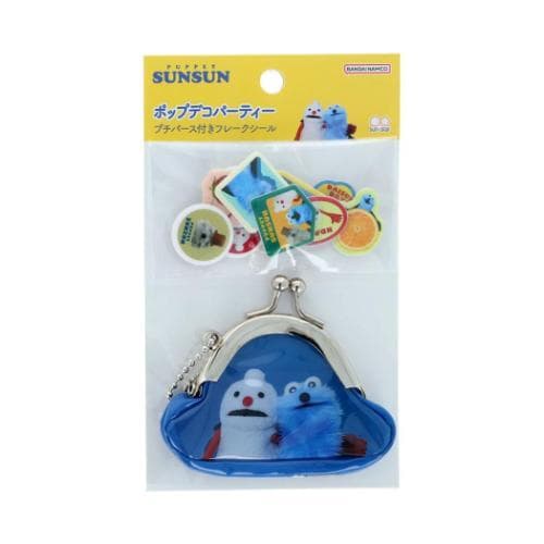 フレークシール パペットスンスン プチパース付きフレークシール スンスン ノンノン PUPPET SUNSUN…