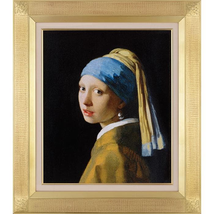 フェルメール 真珠の耳飾りの少女 / 青いターバンの少女 複製画 巧藝画 8号【限定500部】 大塚巧藝社…