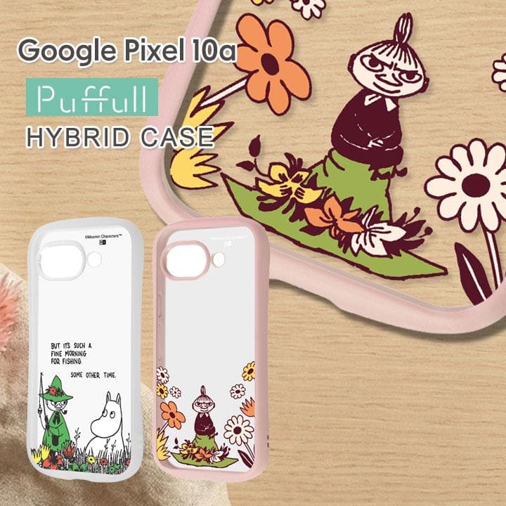 Google Pixel10a ケース かわいい ムーミン リトルミイ グーグルピクセル10a 耐衝撃 ハイブリッド…