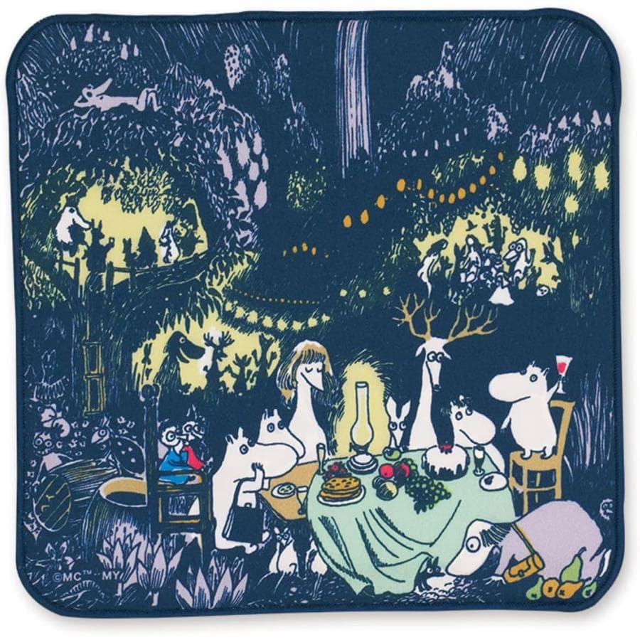 ムーミン スマホ メガネ拭きハンカチ パーティ MOOMIN リトルミイ ハンドタオル メール便対応