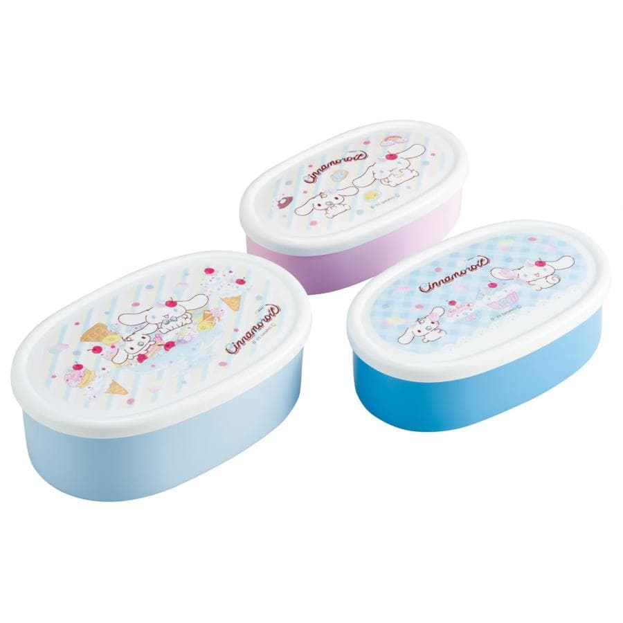 SKATER スケーター 弁当箱 ランチボックス シール容器 保存容器 3個セット 日本製 サンリオ シナモロール…