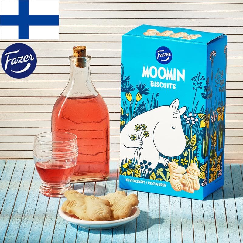 Fazer ファッツェル ムーミン ビスケット 175g 卵不使用 クッキー ムーミン moomin フィンランドみやげ