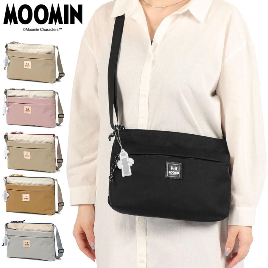 最大51% 9/5限定 ムーミン ショルダーバッグ レディース かわいい 斜めがけバッグ MOOMIN 小さめ 軽量…