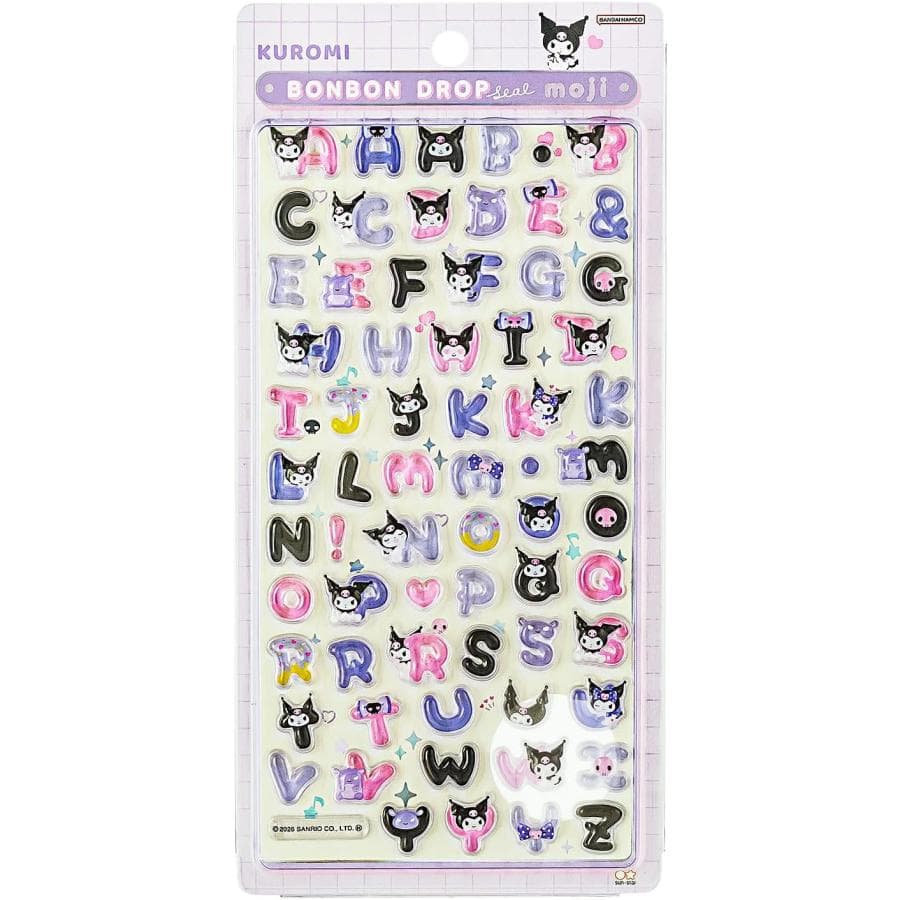 ボンボンドロップシール クロミ サンリオキャラクターズ 文字シリーズ サンスター文具 正規品