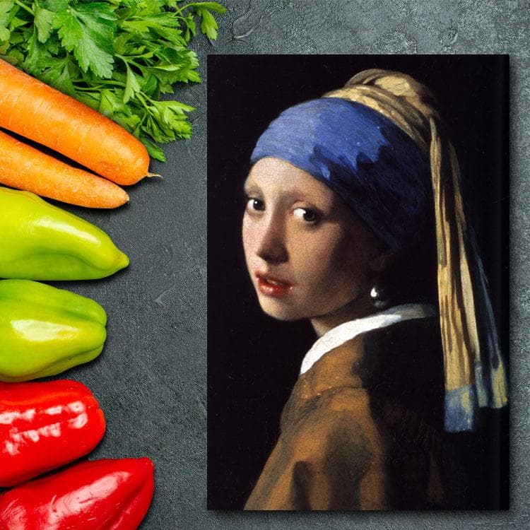 アートパネル アートボード フェルメール 真珠の耳飾りの少女 33x22 A4 壁掛け インテリア 絵画 01