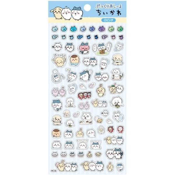 エンスカイ ちいかわ ぷっくりあしーる (2)ピンチ 1シート入 (1個)