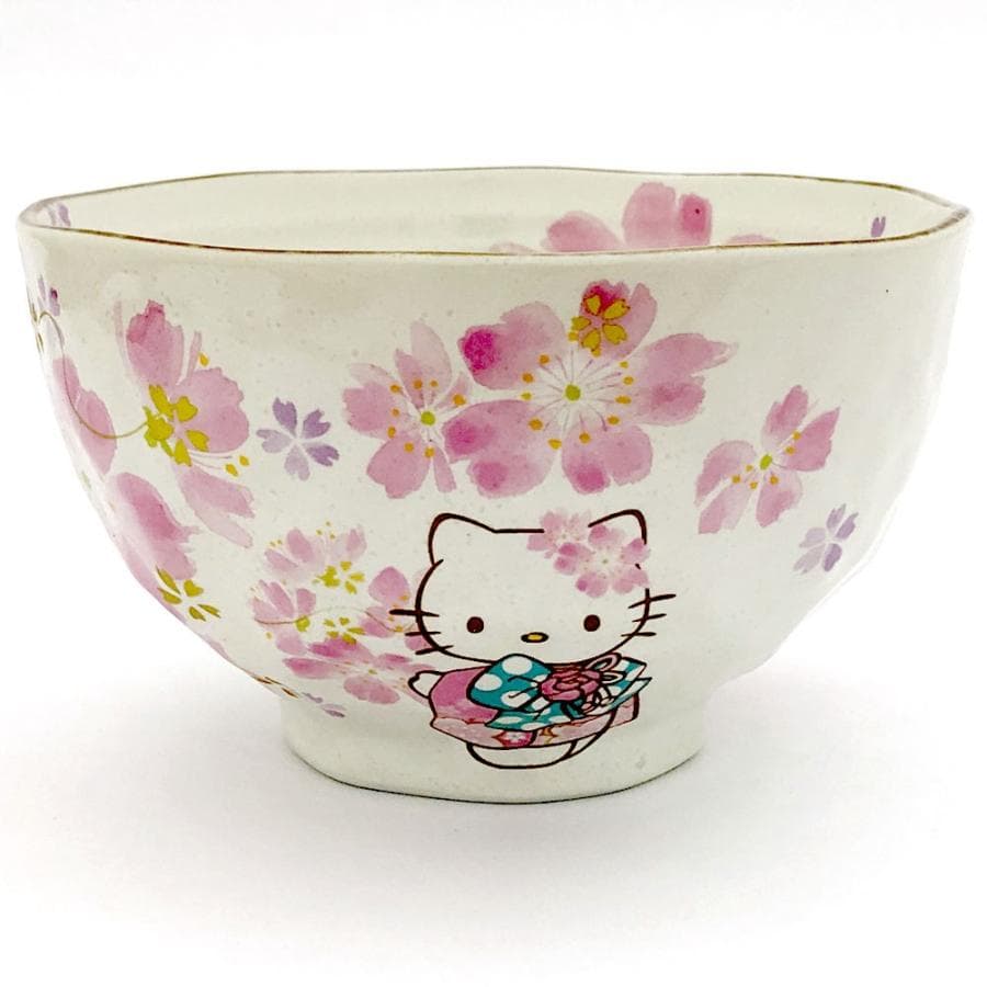 キティちゃん 美濃焼 ご飯茶碗 桜
