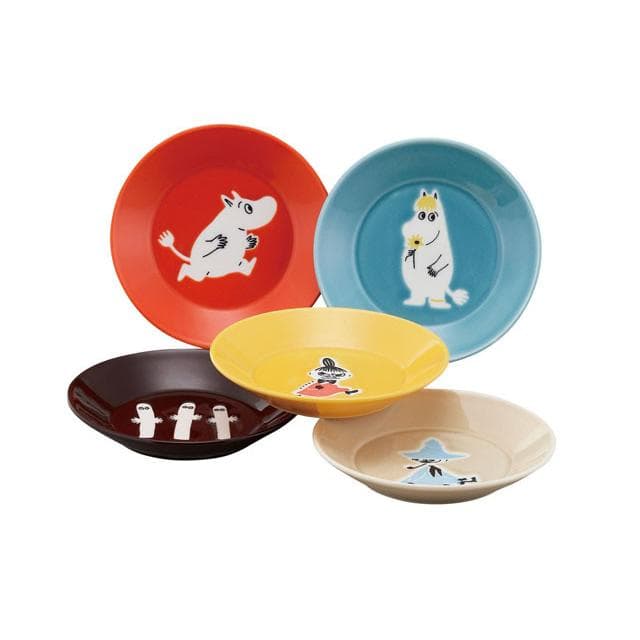 MOOMIN ムーミン ONE BY ONE ファイブプレートセット MM1300-57 直径13.5Ccm お皿