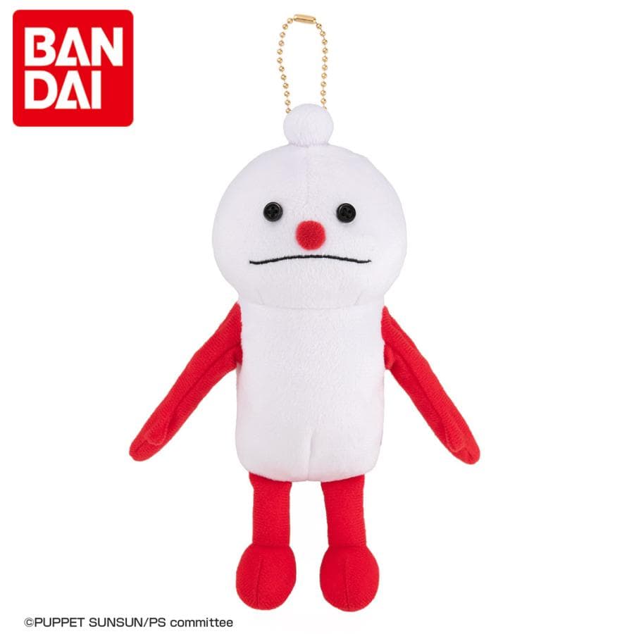 バンダイ パペットスンスン おてて上げマスコット ノンノン キャラクター グッズ マスコット ボールチェーン かわいい