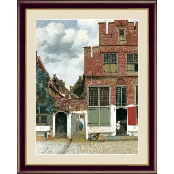 〔 フェルメールの代表作 〕 F4号 デルフトの小路 ヨハネス・フェルメール Johannes Vermeer
