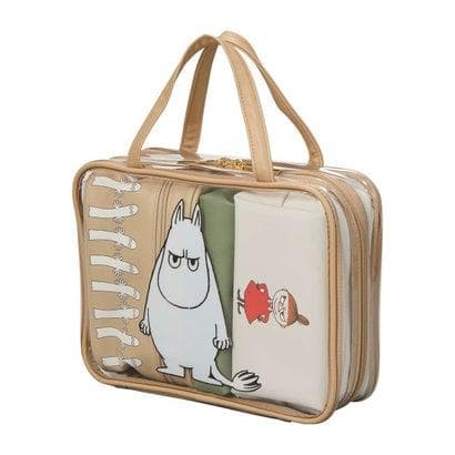 ムーミン MOOMIN トラベルポーチセット (ベージュ)