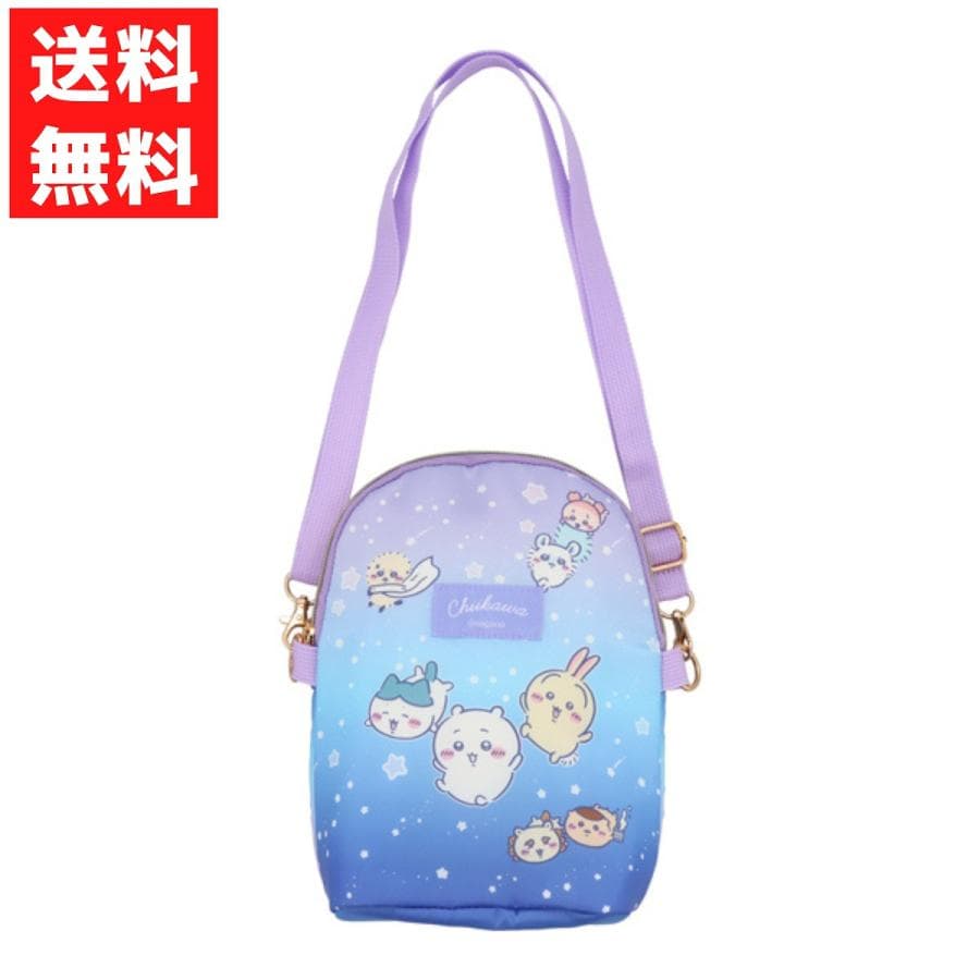 ちいかわ ハチワレ うさぎ ランチショルダーバッグ ランチバッグ 星空 モモンガ 古本屋 メッシュポケット…