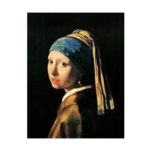 HI-LOOK ハイルック メガネ拭き 名画シリーズ 250-12 ヨハネス・フェルメール 「真珠の耳飾りの少女」