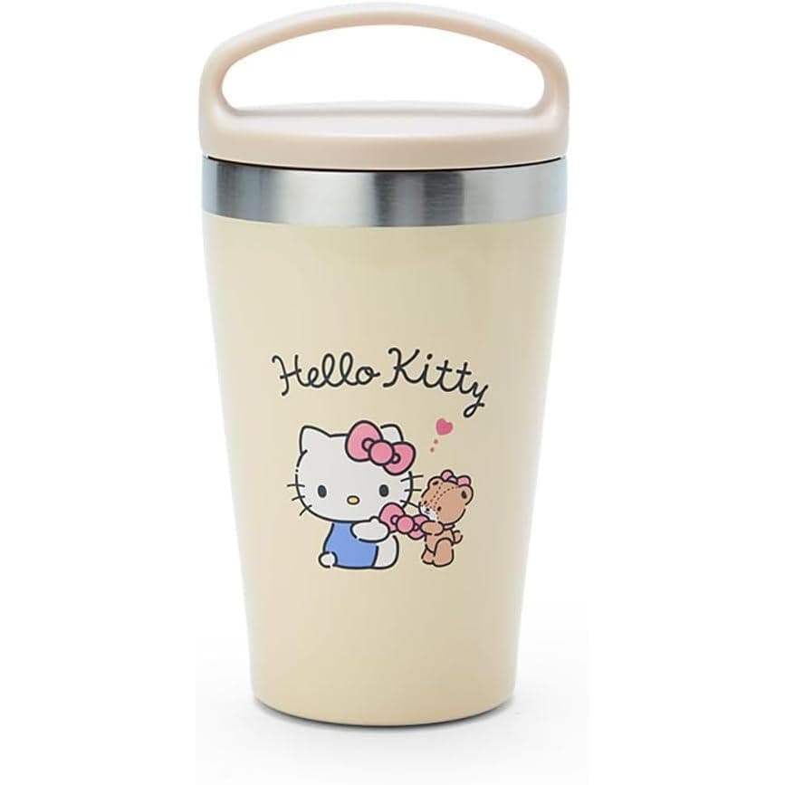 サンリオ SANRIO ハンドル付きステンレスタンブラー ハローキティ キティちゃん 330ml 保温 保冷…