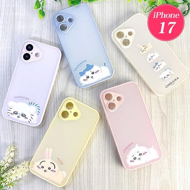 ちいかわ iPhone17 対応 ケース イーフィット プランプフレーム iPhone17ケース iPhoneケース…