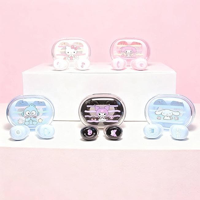 サンリオ ワイヤレス イヤホン イヤフォン ブルートゥース Bluetooth キティちゃん マイメロ クロミちゃん…