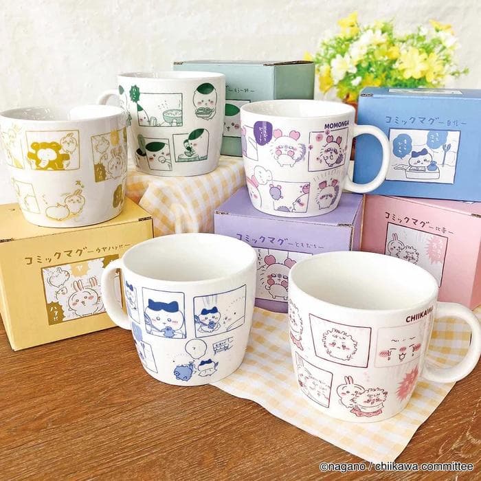 ちいかわ マグ コミックマグ ちいかわ ハチワレ うさぎ モモンガ くりまんじゅう 公式 グッズ マグカップ 通販…