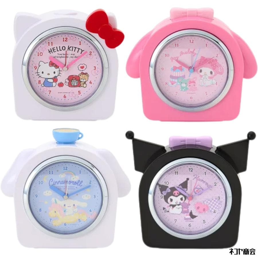 サンリオ おしゃべり目覚まし時計 ハローキティ マイメロディ シナモロール クロミ Sanrio サンリオキャラクターズ