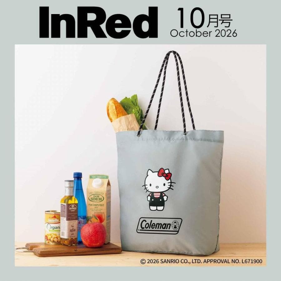 [本/雑誌]/In Red (インレッド) 2026年10月号 【付録】 Coleman コールマン×ハローキティ…