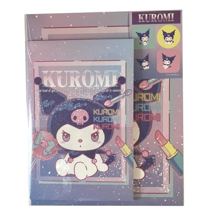 クロミ レターセット サンリオ クロミちゃん KUROMI’s Current Mood 便箋 封筒 シール…