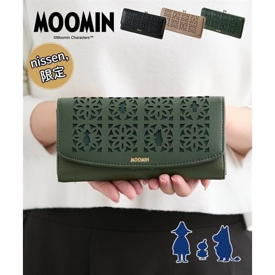 レディース MOOMIN ムーミン がま口長 財布 春 夏 秋 冬 ニッセン nissen