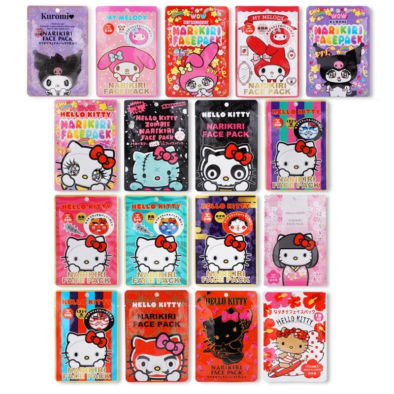 [組合せ自由][2個セット]Sanrio サンリオ なりきりフェイスパック ハローキティ クロミ マイメロディ…