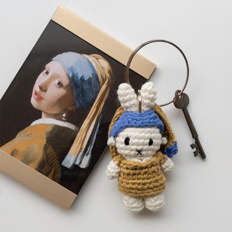ミュージアムアウトフィット ハンドメイド キーハンガー キーホルダー キーリング ミッフィー 編みぐるみ 手編み 人形…