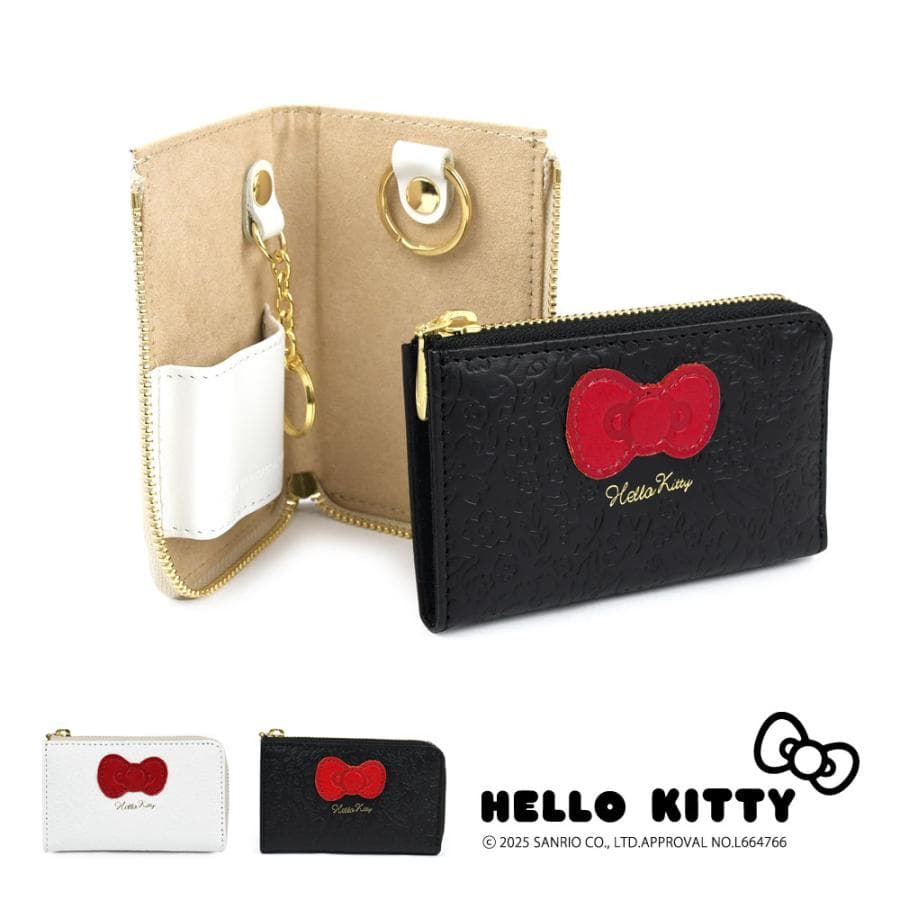 HELLO KITTY ハローキティ キーケース スマートキーケース キーチェーン キーリング KEY RIBBON…