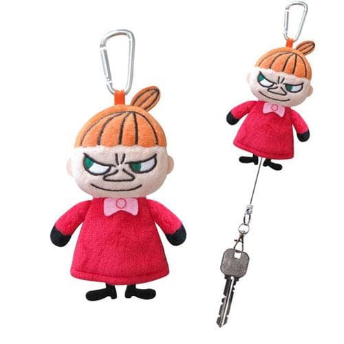 リトルミイ リール付きキーケース スマートキー キーケース キーホルダー フック付き かわいい カー用品 車用品…