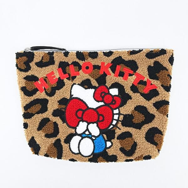 サンリオ ハローキティ さがらポーチ レオパード 目隠し Sanrio かわいい