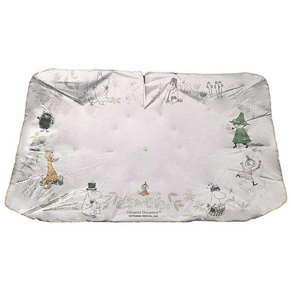 ムーミン 3WAYカーシェード ピンクベージュ カー用品 MOOMIN