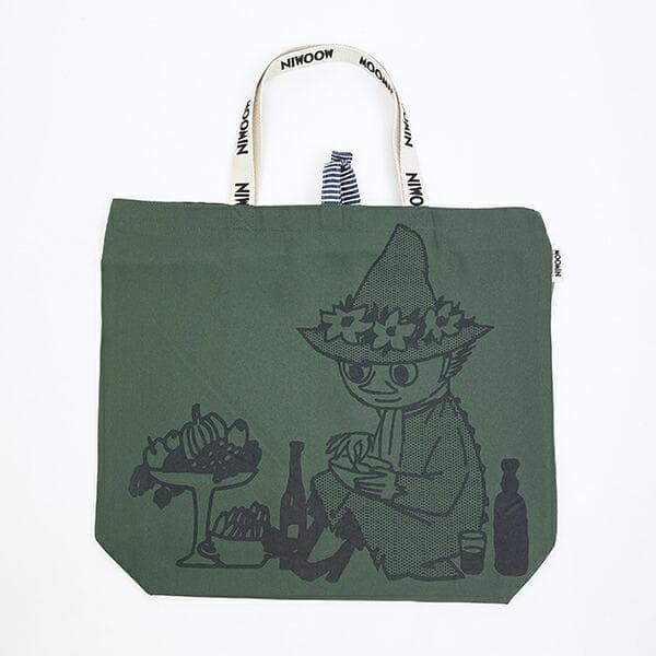 ムーミン スナフキン ポータブルトートバッグ エコバッグ MOOMIN かわいい