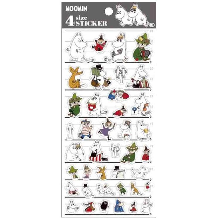 カミオジャパン ムーミン4サイズステッカー 4SIZE STICKER MIX 北欧 303986 送料込