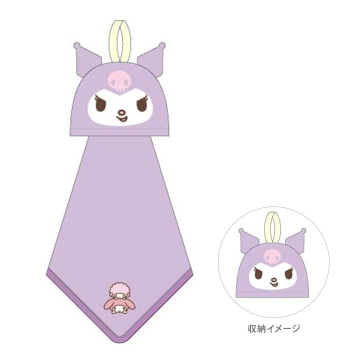 サンリオキャラクターズ マイクロループタオル マスコットクロミ柄 [No.3065013000] 新入学 [M便…